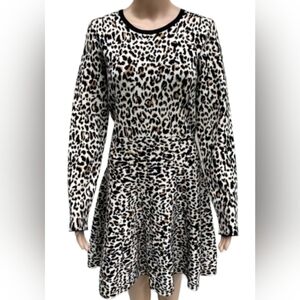 NWOT The Limited Leopard Print Sweater Dress